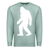 Seafoam bigfoot walking silhouette Premium Sweatshirt - artisFamous