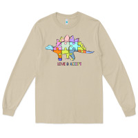 Mushroom Titi Pretty Art Love And Accept Long Sleeve Tee - CowhideDigitalArt