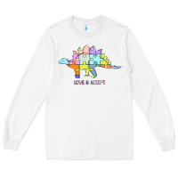 White Titi Pretty Art Love And Accept Long Sleeve Tee - CowhideDigitalArt