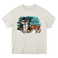 Cream its freezin season Heavy Core Tee - CowGirlArtShop