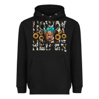 Black howdy heıfer Heavyweight Hoodie - JahusDesignShop