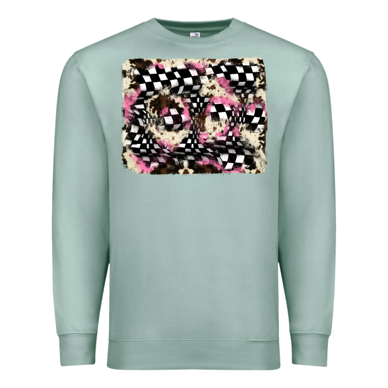Cowhide Racing Backgraund Premium Sweatshirt by JahusDesignShop | Teevron