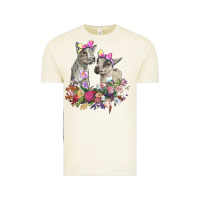 Vintage Arctic floral baby goats Vintage Tee - RanaPortraitStore