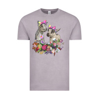 Vintage Zinc floral baby goats Vintage Tee - RanaPortraitStore