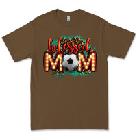 Cacao blessed soccer mom lightbulb letters Premium Tee - OliviaCreatesArt