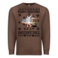 Chestnut merry christmas shitters full Premium Sweatshirt - artisFamous