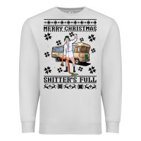 Dove Grey merry christmas shitters full Premium Sweatshirt - artisFamous