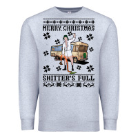 Heather Grey merry christmas shitters full Premium Sweatshirt - artisFamous