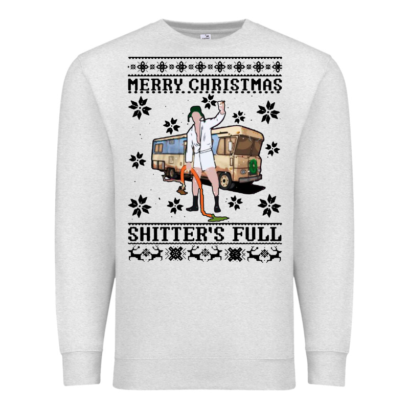 Merry Christmas Shitters Full Premium Sweatshirt by artisFamous | Teevron
