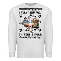 Oatmeal Heather merry christmas shitters full Premium Sweatshirt - artisFamous