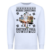 White merry christmas shitters full Premium Sweatshirt - artisFamous