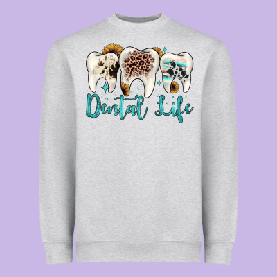 Dental Life Heavyweight Sweatshirt Designed By Jahusdesignshop