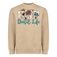 Mushroom dental life Heavyweight Sweatshirt - JahusDesignShop