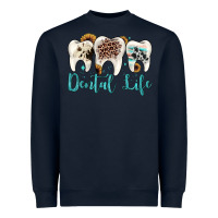 Navy dental life Heavyweight Sweatshirt - JahusDesignShop
