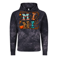 Cloud Black Fall Autumn Leopard Mini Vintage Hoodie - LillyAllenDesigns