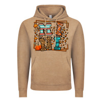 Vintage Coffee Fall Autumn Leopard Mini Vintage Hoodie - LillyAllenDesigns