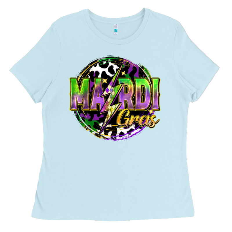 Mardi Gras Lightning Ladies Tee by FaDigitalArtStudio | Teevron