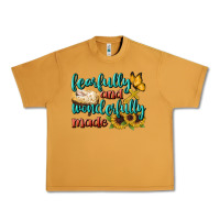 Peanut Butter Fearfully And Wonderfully Made Urban Heavy Tee - BundleAndBundleShop