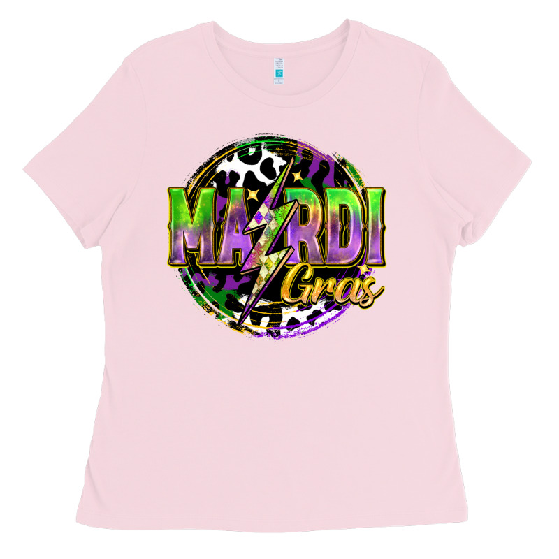 Mardi Gras Lightning Ladies Tee by FaDigitalArtStudio | Teevron
