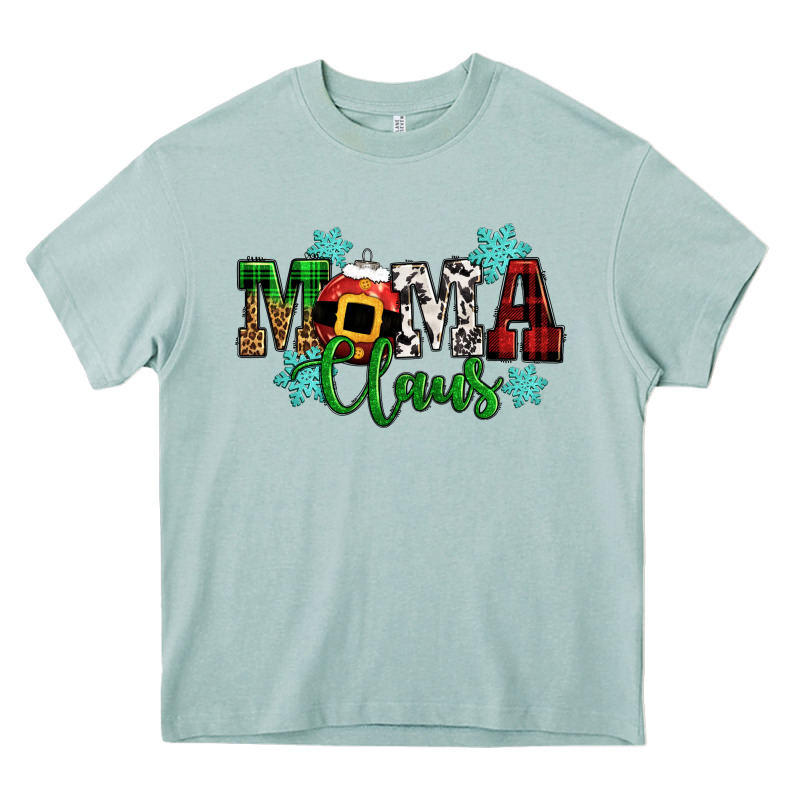 Mama Claus Christmas Heavy Core Tee by CowGirlArtShop | Teevron