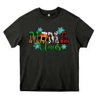 Asphalt mama claus christmas Heavy Core Tee - CowGirlArtShop