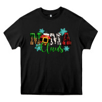 Black mama claus christmas Heavy Core Tee - CowGirlArtShop