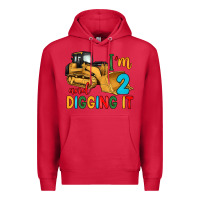 Cardinal i'm 2 and digging it Premium Hoodie - Artiststas