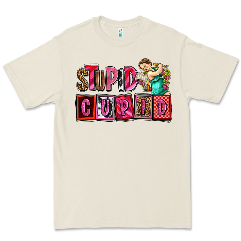 Stupid Cupid With Cupid Olivia Premium Tee by OliviaCreatesArt | Teevron