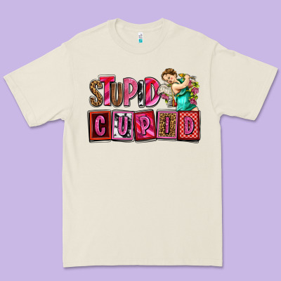 Stupid Cupid With Cupid Olivia Premium Tee Designed By Oliviacreatesart