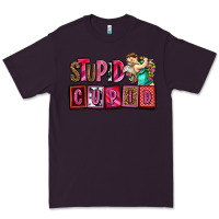 Plum stupid cupid with cupid olivia Premium Tee - OliviaCreatesArt