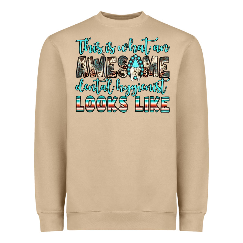 This Is What An Awesome Dental Hygienist Looks Like Heavyweight Sweatshirt by JahusDesignShop | Teevron