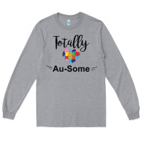 Heather Grey totally au some Long Sleeve Tee - CowhideDigitalArt