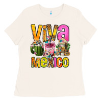 Bone viva mexico mexican coffee cups Ladies Tee - FaDigitalArtStudio
