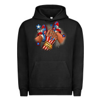 Pigment Black America afro girl sneakers Urban Hoodie - RanaPortraitStore