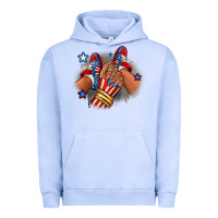 Pigment Grape Ice America afro girl sneakers Urban Hoodie - RanaPortraitStore