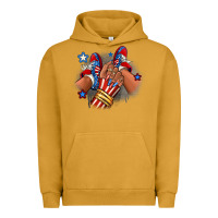 Pigment Peanut Butter America afro girl sneakers Urban Hoodie - RanaPortraitStore
