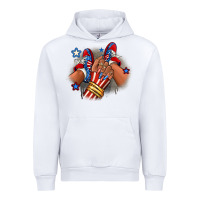 White America afro girl sneakers Urban Hoodie - RanaPortraitStore