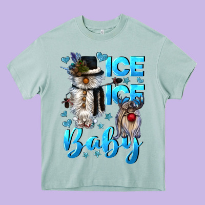 Ice Ice Baby Heavy Core Tee Designed By Cowgirlartshop