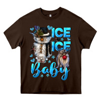 Chocolate Brown ice ice baby Heavy Core Tee - CowGirlArtShop