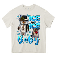 Cream ice ice baby Heavy Core Tee - CowGirlArtShop