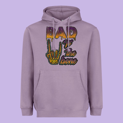 Bad To The Bone Heavyweight Hoodie Designed By Jahusdesignshop