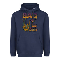Navy bad to the bone Heavyweight Hoodie - JahusDesignShop