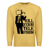 Antique Gold kill your television Premium Sweatshirt - artisFamous