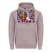 Vintage Zinc America Dog Mama Vintage Hoodie - CowhideDigitalArt