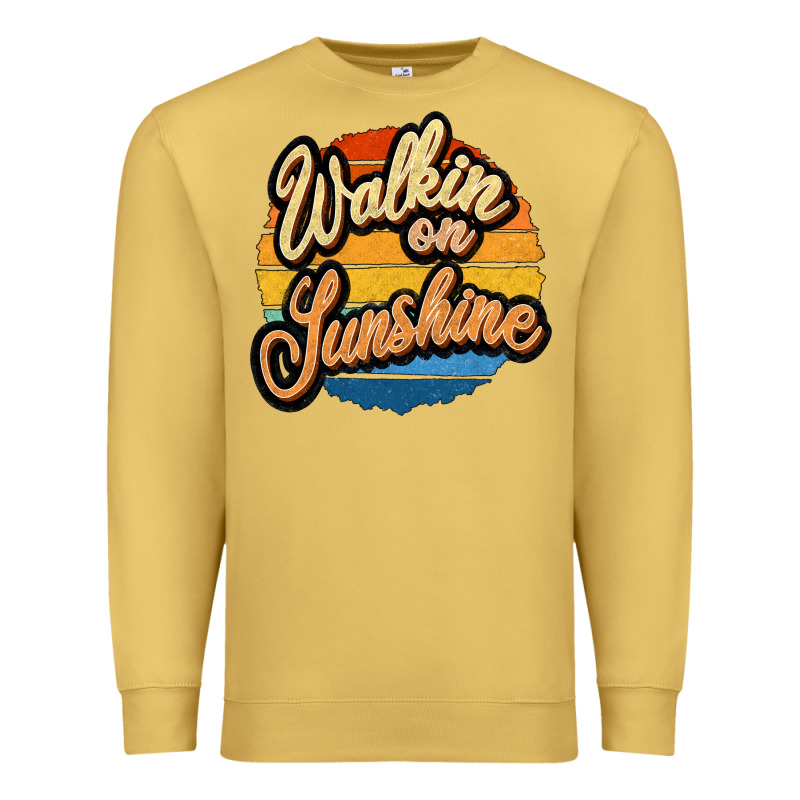 Walking On Sunshine Premium Sweatshirt by JahusDesignShop | Teevron