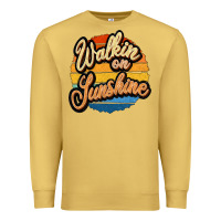 Antique Gold Walking on Sunshine Premium Sweatshirt - JahusDesignShop