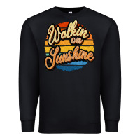 Black Walking on Sunshine Premium Sweatshirt - JahusDesignShop