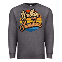 Charcoal Heather Walking on Sunshine Premium Sweatshirt - JahusDesignShop
