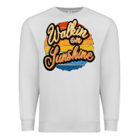 Dove Grey Walking on Sunshine Premium Sweatshirt - JahusDesignShop