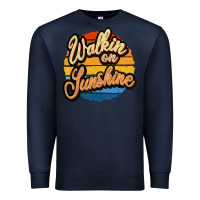 Navy Walking on Sunshine Premium Sweatshirt - JahusDesignShop